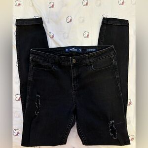 Hollister black skinny jeans